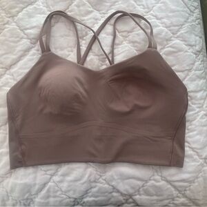 New Lululemon like a cloud sports bra size 10 in color dark grey.